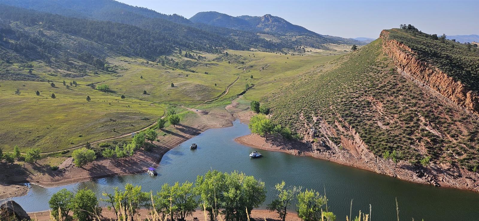 Horsetooth Reservoir near Fort Collins, Colorado